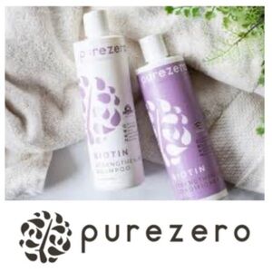 NEW!  Purezero Biotin Shampoo & Conditioner BUNDLE set - Anti Thinning Formula